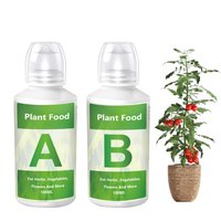 A&B Liquid Hydroponic Nutrients Organic Plant Food Indoor Plant Fertilizer Balanced Nutrient Solution Promote Enhanced Root Grow