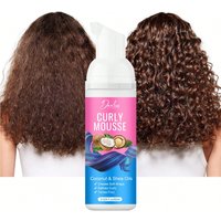 Moisturizing Curl Mousse- Creates Soft Curls, Shapes Curls & Controls Tangles,Deeply Moisturizes Hair,Hair Mousse for Curly Hair