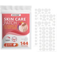 144 pieces of skin cleansing care patches, water-based gel with no irritation, suitable for all skin types. Hydrating acne patch