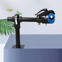 Wall-Mounted Bike Repair Stand ABS and Nylon Bike Clamp Stand Cycle Repair Rack Lever Closure Coil-Loaded