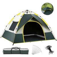 Quick Automatic Opening Outdoor Camping Tent, Waterproof Sunshield, Build-free Picnic Shelter, Family Beach Large Space