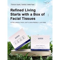 Disposable Face Towels 10"×12" Makeup Remover and Clean Soft and Thick Dry Wipes Facial Tissue XL Towelettes 50 Count