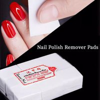 1000/600Pcs Professional Nail Wipe 100% Cotton Pads Lint-Free Nail Cotton Gel Polish Remover Nail Art Cleaning Tools