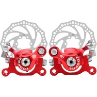 Aluminum Alloy Electric Bicycle Disc Brake, Mechanical Bearing Drive, ZOOM Brake, Electric Scooter, 10 in, 12 in