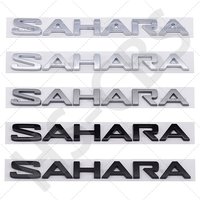 1 Uds. 3D ABS SAHARA letra Logo del coche insignia del emblema del maletero trasero pegatinas para guardabarros de carrocería