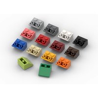 40PCS ROOF TILE 2X2/45 INV. Compatible 3660 Bricks, Slopes Self-Locking Bricks Building Blocks Toys Accessories