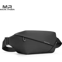 Mark Ryden Men's Handbag Man Belt Pouch Sports Casual Cycling Small Waist Pack Crossbody Bag Shoulder Bag Men's Crossbody Chest