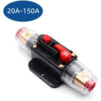 150A 100A 80A 60A 50A 40A 30A 12V / 24V / 48V DC resettable circuit breaker resettable insurance solar photovoltaic connector