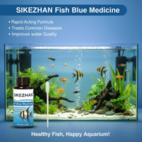 Large 500ml Methylene Blue Fish Treatment Solution Anti Fungal Ich White Spot Disease Medicine Tropical Aquarium Freshwater Tank