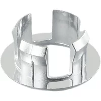 2pcs Overflow Ring For Wash Basin Home Decoration Chrome Hole Cover Cap Inserts Round Bathroom Basin Sink Overflow Ring