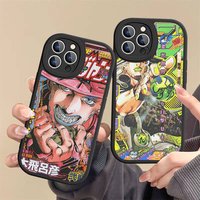JoJos Bizarre Adventure For iPhone 16 15 14 16E 13 12 11 Pro Max Plus Phone Leather Case