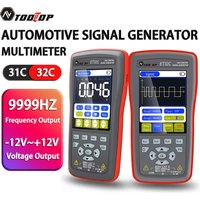 TOOLTOP ET31C/32C Portable 9999Hz Automotive Signal Generator -12V to +12V PWM Waveform Storage Multimeter For Car Repair Tools