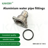 For Aluminum Radiator Coolant Hose Connector Flange Fit Seat Skoda Golf Jetta Santana A6 Scirocco Passat B3 B4 Polo Lupo Caddy