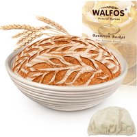 European Bread Fermentation Basket Circular Elliptical Baguette Dough Natural Rattan Wicker Breathable Cloth Fermentation Basket