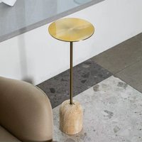 Stainless Steel Coffee Tables Living Room Small Side Table Bedroom Modern Mini Round Table Nordic Home Decoration Furniture