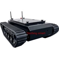 50kg Load TR500 RC Tank Rubber Tracked Chassis DC Motor Carbon Steel Suspension STM32 System Robot Car for RC Tank to FS Handle