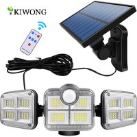 20 W superhelle Solarleuchten 122/333 LED IP65 wasserdichte Outdoor-Indoor-Solarlampe mit verstellbarem Kopf und großem Beleuchtungswinkel