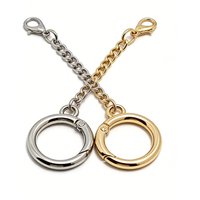 1-6 Pcs 11cm Extension Bag Chain Short Metal Purse Chain Strap Handbag Handle Replacement Chains For Extend Shoulder Bag Strap
