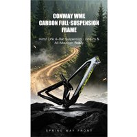 AliExpress NONE CONWAY WME Carbon Fiber Full-suspension Frame BOOST 12×148mm /29er Four-link Disc Brake All Mountain Frame Trail/MTB/DH/XC