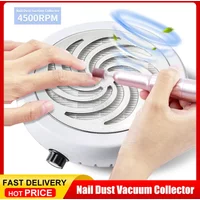 45000 RPM Super Suction Nail Dust Collector Powerful Nails Dust Extractor Nail Art Manicure Fan Vacuum Cleaner And Filter