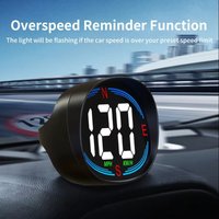 H2 HUD Head Up Display GPS Digital Speedometer MPH for Car Motorcycle Gauge Speed USB Plug&Play Alarm Auto Car Electronic Device