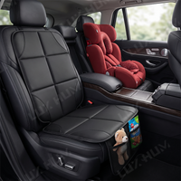 Car Seat Protector Under Baby Car Seat Universal Anti-Slip Pad for Pets Auto Seat Cushion Thick Padding with Storage Pockets