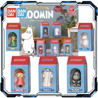 Bandai Gashapon MOOMIN Little My Snufkin Mini Figure House Box Action Figure Toys for Boys Girls Gift Collectible Model