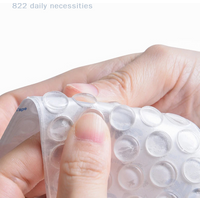 Transparent Silicone Collision-proof Granular Wardrobe Door Anti-collision Pad Mute Paste Buffer Anti-sliding Anti-glue Granules