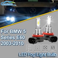 ROADSUN For BMW 5 Series E60 2003 2004 2005 2006 2007 2008 2009 2010 2PCS Canbus Car LED Fog Light Bulbs Ultra Fog Lamp Ampoules