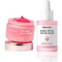 Salmon DNA PDRN Pink Peptide Serum with Collagen Jelly Cream Collagen Tightening Soothing Anti-Aging Firmness Hydration Skincare