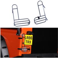 Rear Light Guard Metal Taillight Cover for 1/10 Defender D90 D110 RC Crawler Car Parts Accessories