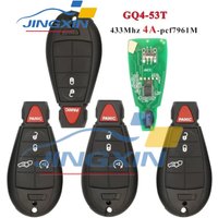 JING XIN GQ4-53T Remote Car Key 433MHz PCF7961M 4A Chip For Jeep Cherokee Sport KL 2014 2015 2016 2017 2018 2019 Fob Car key