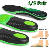 1Pair/2Pair New Orthotic Arch Support Insoles - Comfortable Running Sports Shock Absorption Quality Shoe Pads for Men & Women