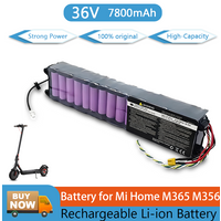 Original 36V 7800mAh Li-ion Battery for Xiaomi M365 M356 Pro Special Battery Pack & Electric Scooters with BMS Protection