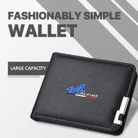 Fashion Car Men Coin Purse Wallet Multi Card Slot Credit Card Card Holder For Alpine A290 GTS A110 Espace Austral A390 Duster