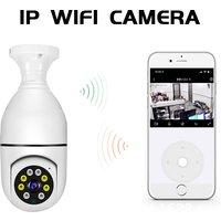 Bulb E27 Surveillance Camera Full Color Night Vision Indoor Security Monitor Wifi Mini IP Camera
