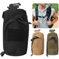 Tactical MOLLE Shoulder Strap Pouch Compact EDC Organizer Bag for Outdoor Travel Hiking Camping
