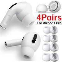 Soft Silicone Ear Tips for Airpods Pro 1/2 Gen Protective Earbuds Covers Noise Reduction Hole Ear-pads for Apple Air Pods Pro