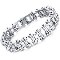 AliExpress VQYSKO 12MM titanium steel personalized and versatile bicycle bracelet for trendy men