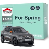 7Pcs LED Interior Light Bulb Kit For Dacia Spring 2020 2021 2022 Car Map Dome Trunk Reading Vehicle Indoor Lamp Canbus No Error