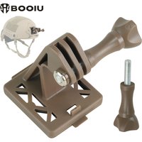 BOOIU Helmet Base Adapter Holder ABS For FAST/MICH/NVG Helmet GOpro Action Camera Mount Fixed Install Airsoft Helmet Accessories