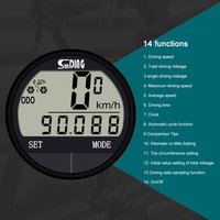 Bike Computer Mountain Bike Speedometer Multi-Functional Cycling Computer with Screen for Men Women Teens Bikers Outdoor Cycling
