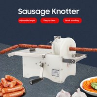 Machine manuelle en acier inoxydable pour nouer les saucisses, appareil à nœuds à rouler à la main pour une utilisation domestique en cuisine