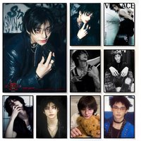Hot Kpop H-Hyunjin Poster American Film Mural Home Childrens Room Wall Decor Print