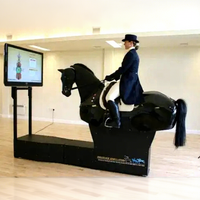 Sale Horse Riding Simulator Electric Mechanical Indoor Training for Equestrian Educational Shopping Mall Metal
