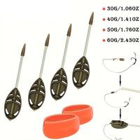 Professional Carp Fishing Method Feeder Set with Bait Mould - Quick-Change Zinc Alloy Design - Long Casting Enhanced Version - T