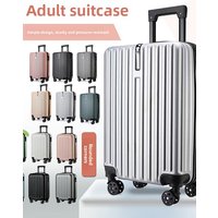 Lightweight 24 Inch Men's Luggage Carry-On Suitcase with Combination Lock And 360-Degree Wheels for Travel And Leisure