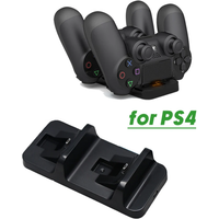 Dual Controller Fast Charger for PS4 Controller Charging Dock Base Stand Holder for PlayStation 4 Controle Gaming Accessories