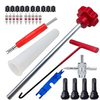 3/13/23/30pcs Car Valve Stem Tool Tire Valve Stem Puller Auto Tire Installer Tool T-Hook Car Puller Wheel Tire Remover Accessory