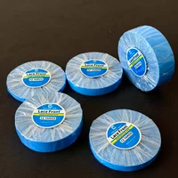 3Yards/12 Yards Lace Front Wig Adhesive Tape, 0.8cm/1.0cm/1.27cm/2cm/2.54 Optional Strong Hold Blue Tape for Wigs and Hairpieces